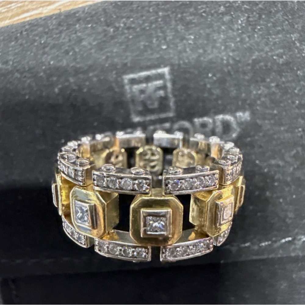 Rockford Collection La Paz 18K Two-tone Gold 1.20CT F-G VS1 - VS2 Ring - Picture 8 of 15